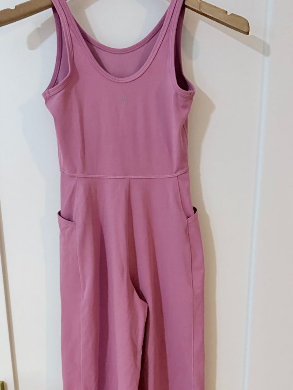 Athleta Girl Stash Your Treasures Jumpsuit Pink Size 7 Athletic Romper